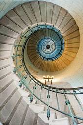 Fotoroleta beautiful lighthouse staircase