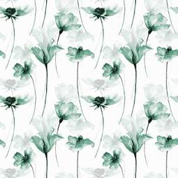 Plakat seamless pattern with original flowers