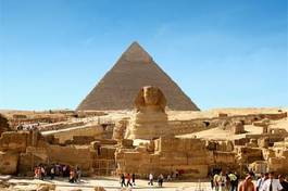 Fototapeta egipt pustynia afryka niebo piramida