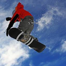 Plakat snowboard sporty zimowe sport sporty ekstremalne