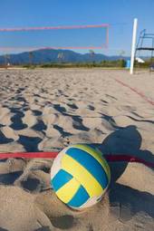 Fototapeta siatkówka lato plaża siatkówka plażowa