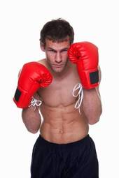 Plakat bokser sport mężczyzna