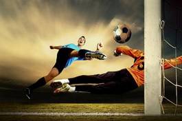Plakat sport piłka piłka nożna