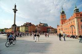 Obraz na płótnie kolumna warszawa architektura stary świat