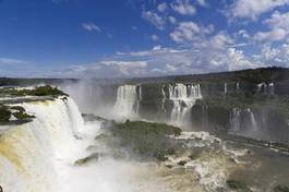 Plakat natura las wodospad brazylia ameryka południowa