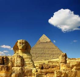 Fototapeta stary afryka statua egipt