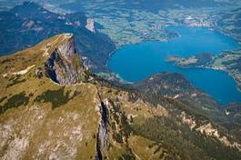 Plakat europa alpy góra natura