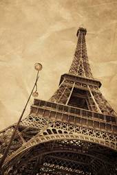 Obraz na płótnie europa retro francja wieża architektura