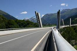 Plakat most autostrada szwajcaria droga