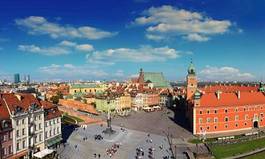 Obraz na płótnie śródmieście panorama kolumna ludzie stary