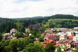 Obraz na płótnie stary nowoczesny lato panorama architektura