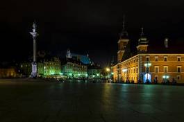 Plakat ludzie europa zamek król rynek