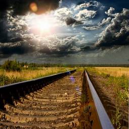 Fototapeta rejs niebo natura słońce ścieżka