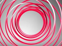 Plakat loki abstrakcja nowoczesny fala spirala