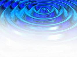 Plakat sztuka spirala woda abstrakcja panoramiczny