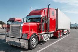 Obraz na płótnie transport amerykański niebo ciężarówki