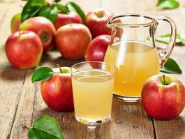 Plakat zdrowy owoc sok sok owocowy