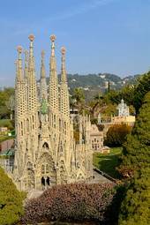 Fotoroleta architektura park barcelona gaudi kopia