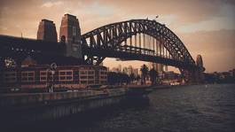 Plakat most australia sydney zachody 