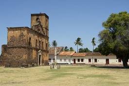 Naklejka architektura kościół stary brazylia