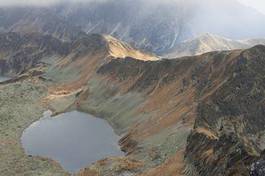 Naklejka szczyt tatry jesień