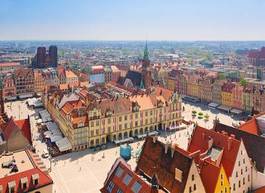 Obraz na płótnie miasto rynek europa