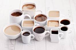 Obraz na płótnie expresso napój mleko kubek kawa