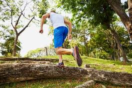 Obraz na płótnie jogging lekkoatletka mężczyzna sport