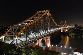 Obraz na płótnie noc most australia brisbane