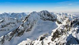 Plakat góra tatry śnieg grać wyprawa