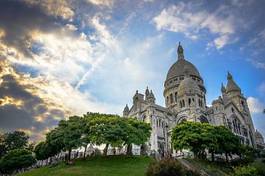 Obraz na płótnie montmartre niebo słońce