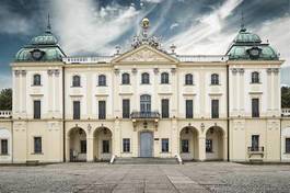 Obraz na płótnie statua architektura pałac