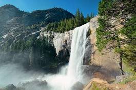 Fototapeta park wodospad pejzaż yosemite ameryka