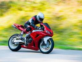Plakat sport motocykl ruch silnik mężczyzna