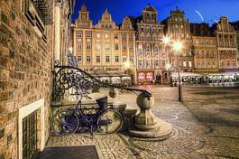 Obraz na płótnie architektura rower rynek wrocław