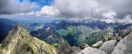 Obraz na płótnie dolina zakopane widok szczyt