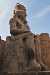 Fototapeta statua północ świątynia afryka egipt