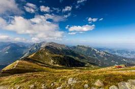 Obraz na płótnie trawa niebo słowacja tatry