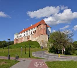 Obraz na płótnie zamek wzgórze wisła