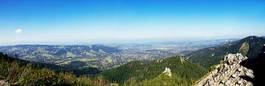 Obraz na płótnie pole panorama natura tatry wiejski