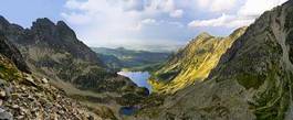 Obraz na płótnie wzgórze panorama szczyt tatry lato