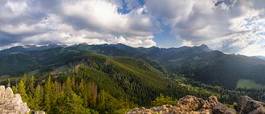 Naklejka panorama niebo park