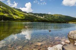 Naklejka natura szczyt woda