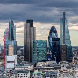 Plakat wieża londyn architektura drapacz