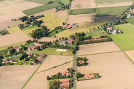 Naklejka lato rolnictwo natura europa panorama