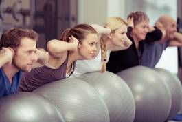 Naklejka zdrowie uśmiech fitness