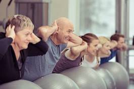 Obraz na płótnie ludzie ruch fitness