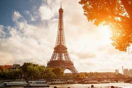 Plakat słońce miasto francja