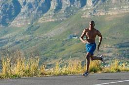 Plakat sport jogging amerykański lato ćwiczenie