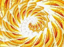 Naklejka wzór słońce spirala sztuka ornament
